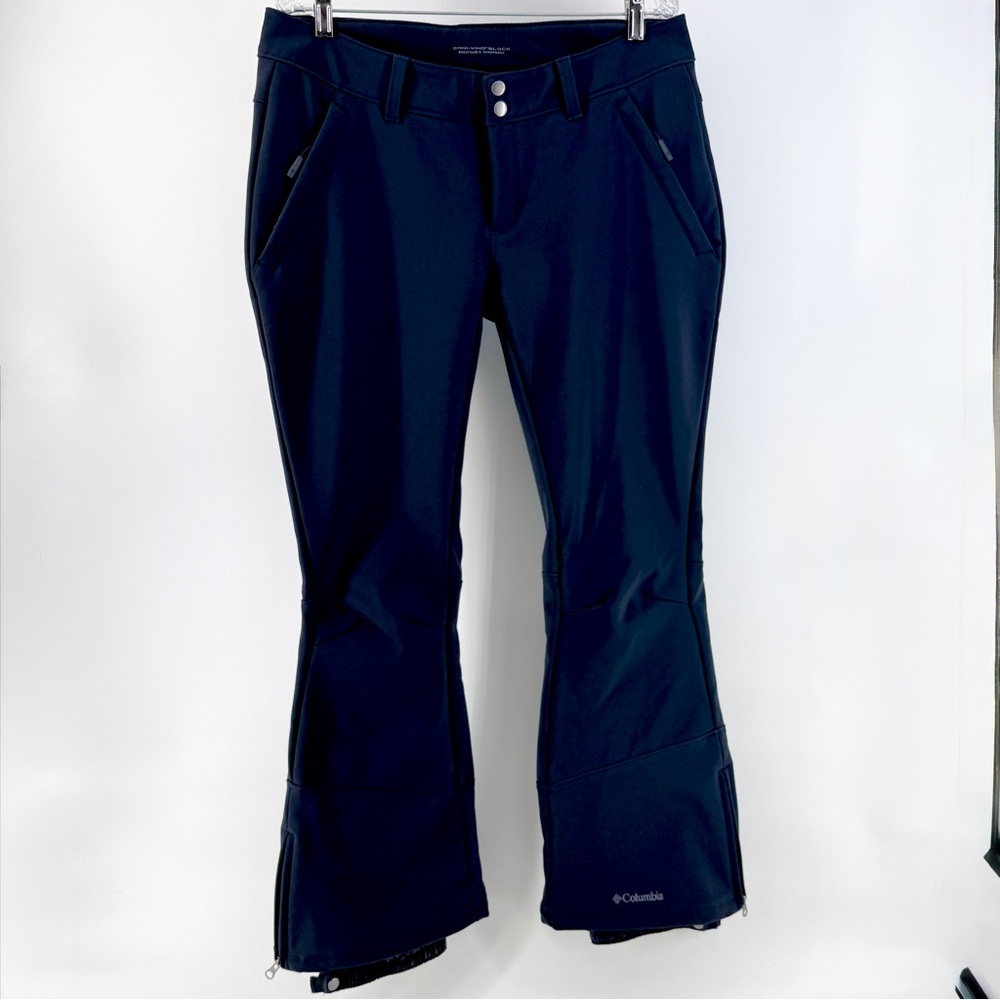 Women’s Black Columbia Squaw Ascent Soft-Shell Snowboard/Ski Pant size 14 (XL)